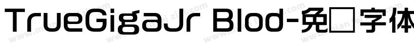 TrueGigaJr Blod字体转换